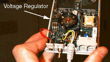 End view of modified modem